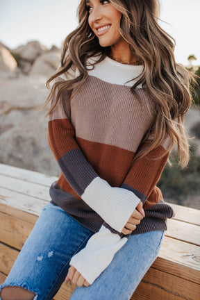 Ampersand Avenue Sweater - The Paige - Camel