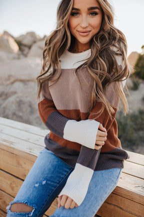 Ampersand Avenue Sweater - The Paige - Camel