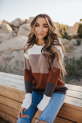 Ampersand Avenue Sweater - The Paige - Camel