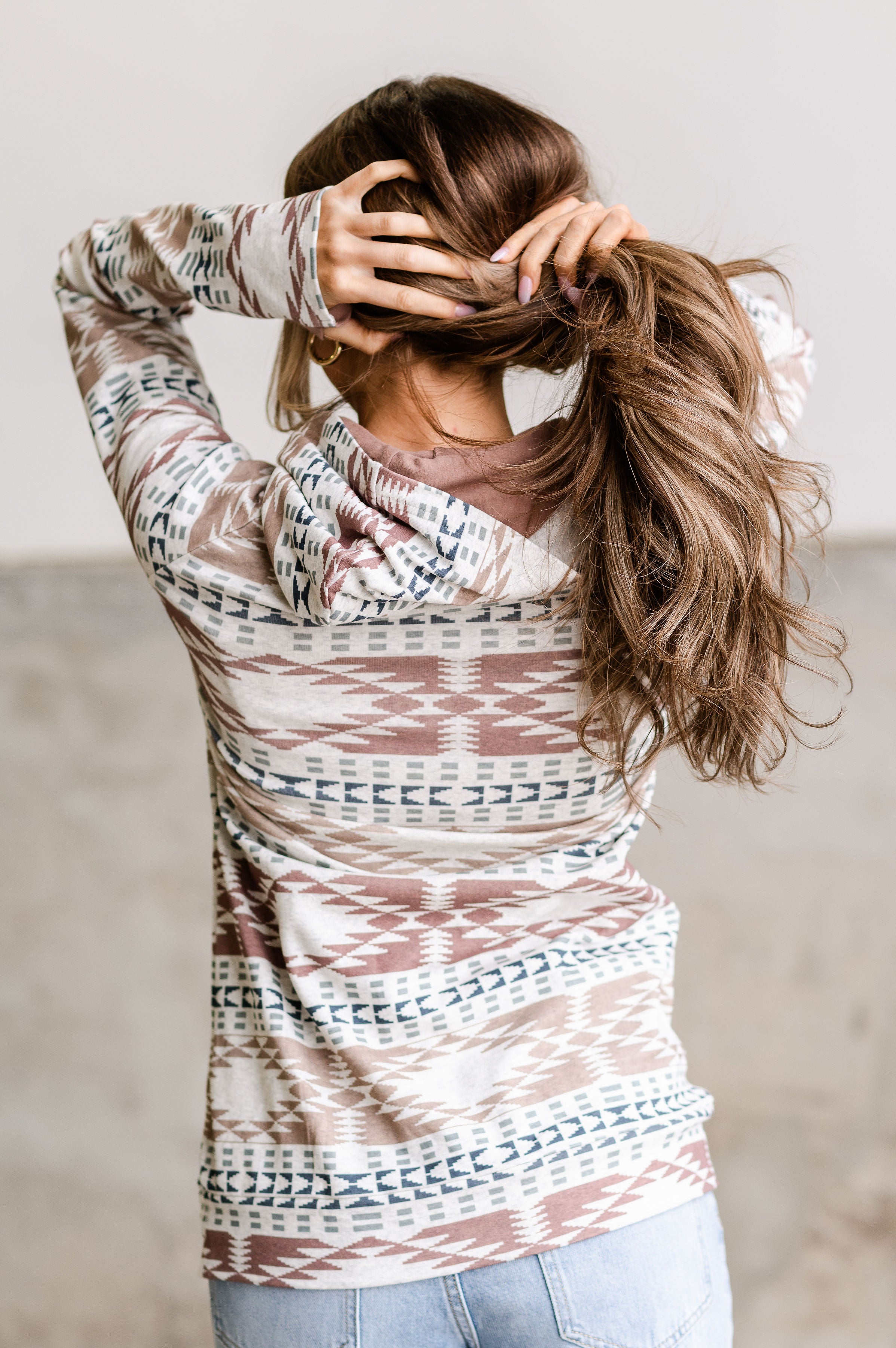 Ampersand Avenue Doublehood™ Sweatshirt - Desert Rose