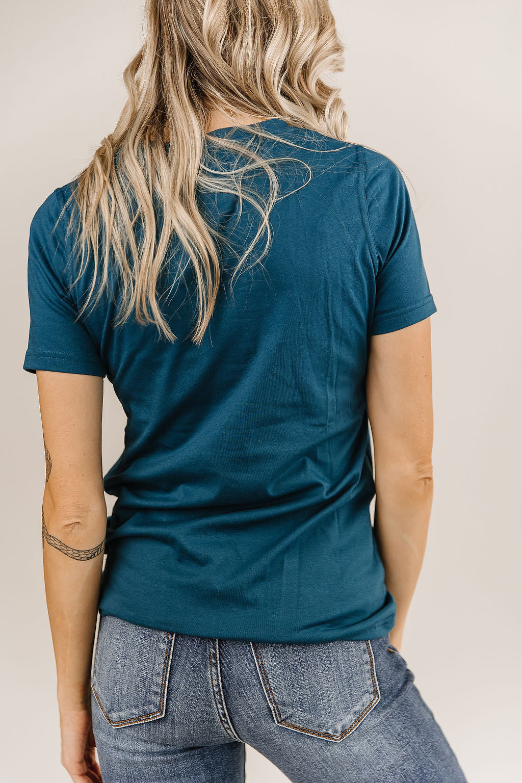 Ampersand Avenue Vneck Lulu Tee - Dark Blue