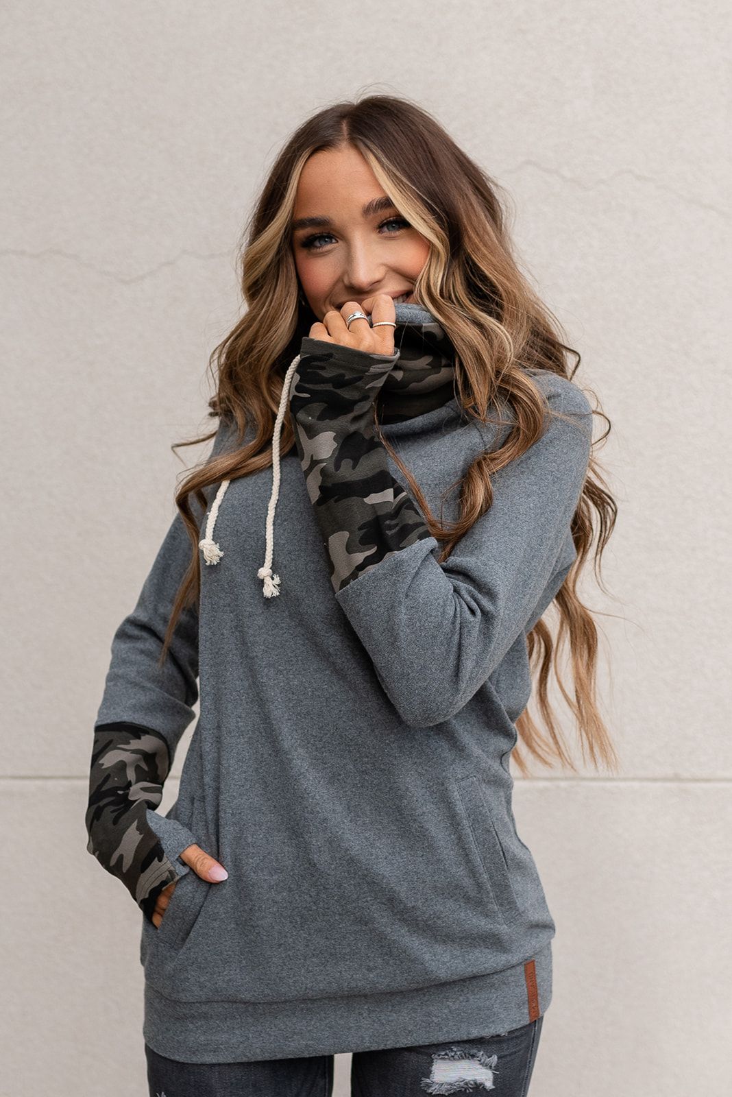 Ampersand Avenue Doublehood™ Sweatshirt - Reporting For Duty