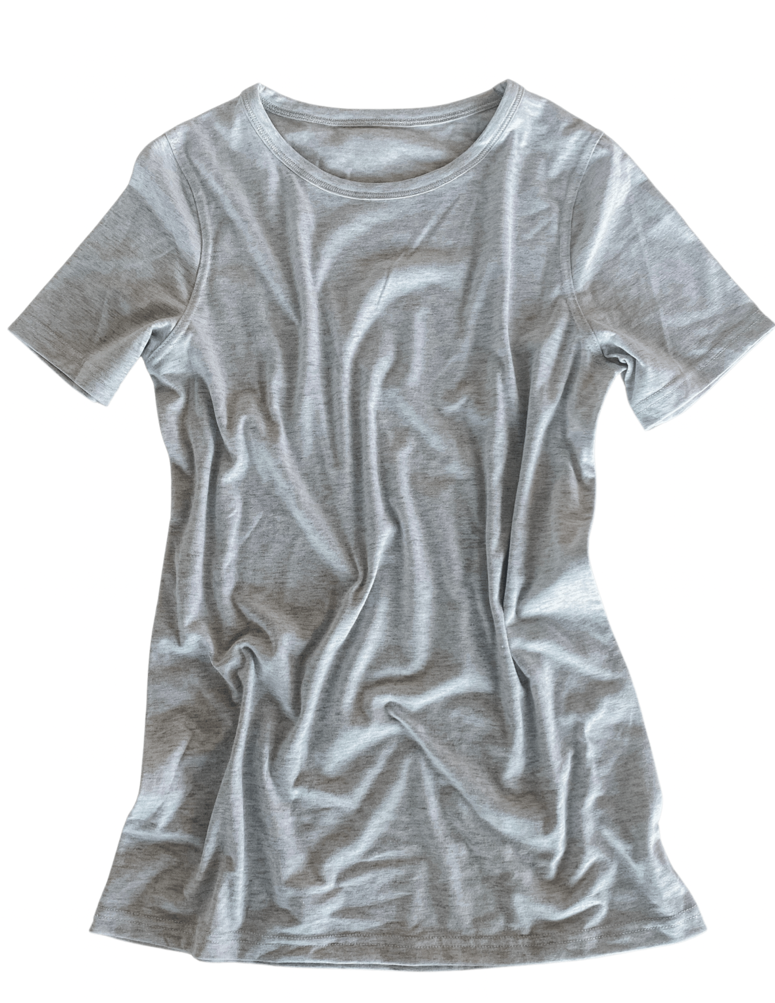 Ampersand Avenue Crew Neck Lulu Tee - Grey