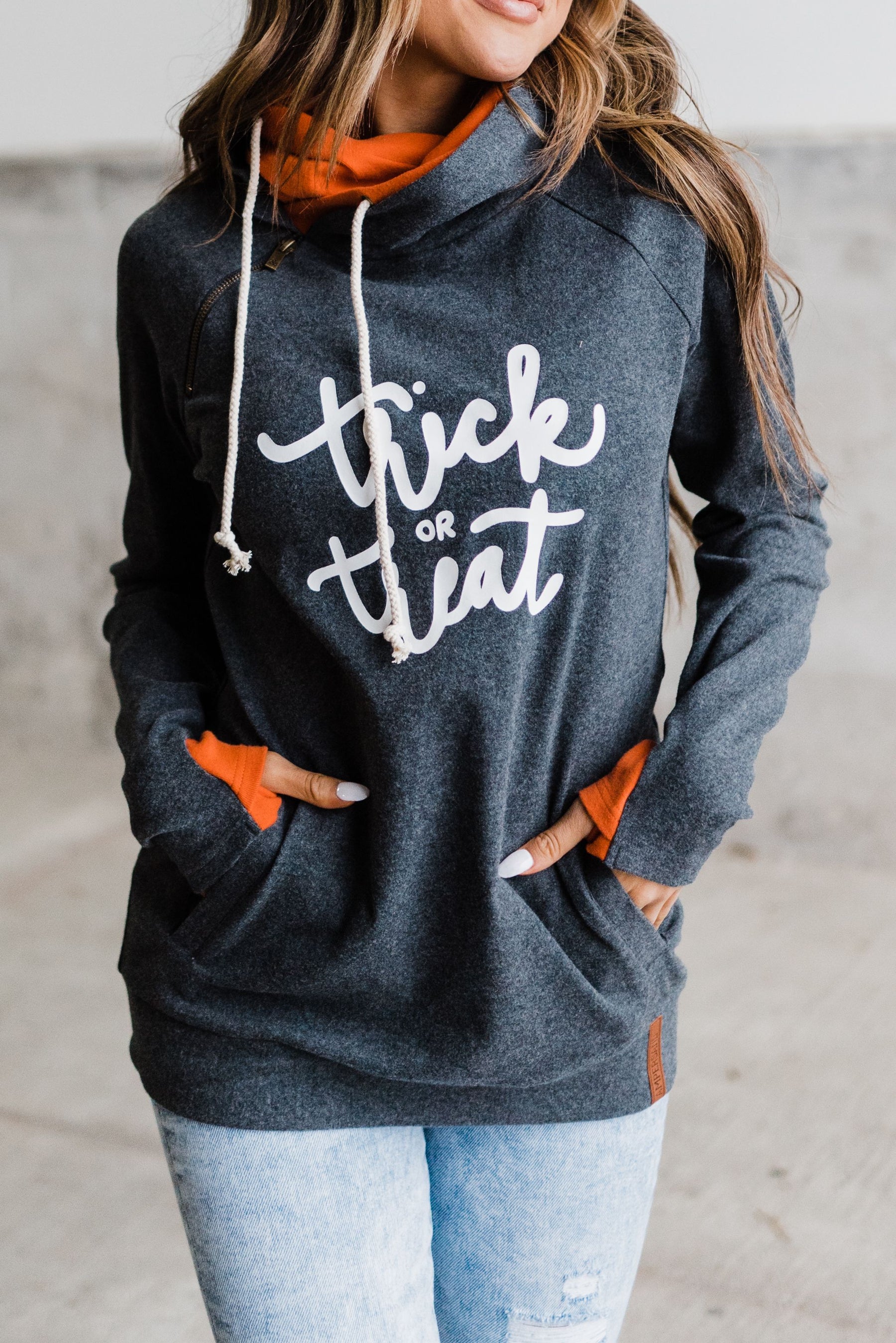 Ampersand Avenue Doublehood™ Sweatshirt - Trick or Treat