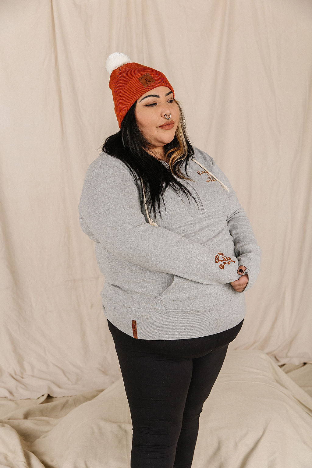 Ampersand Avenue - Halfzip Hoodie Stay Wild