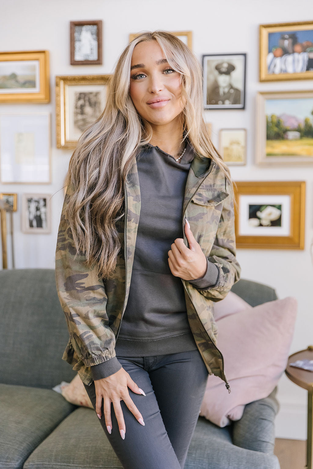 Ampersand Avenue Camo Jacket