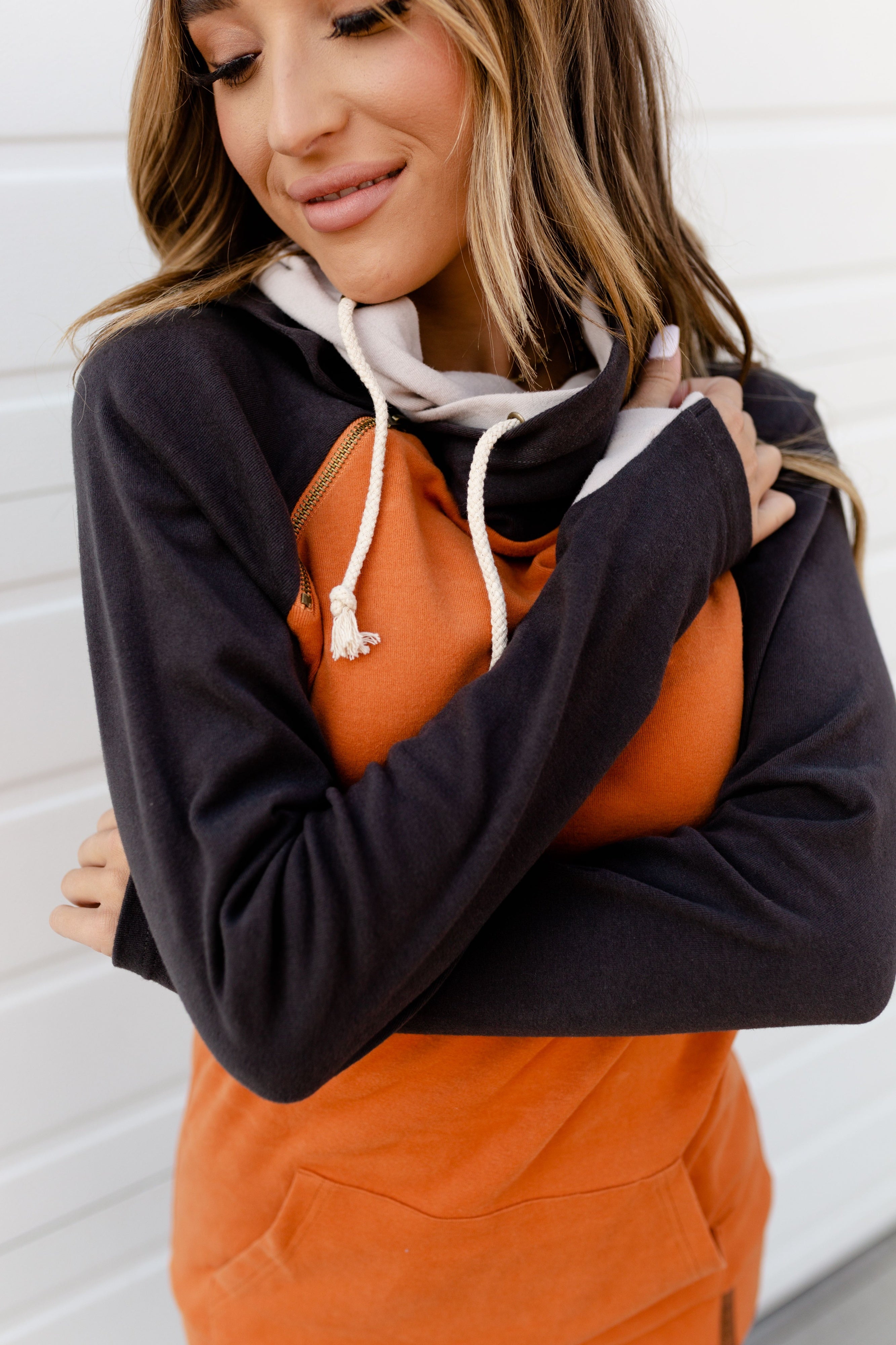 Ampersand Avenue Doublehood™ Sweatshirt - Happy Haunting