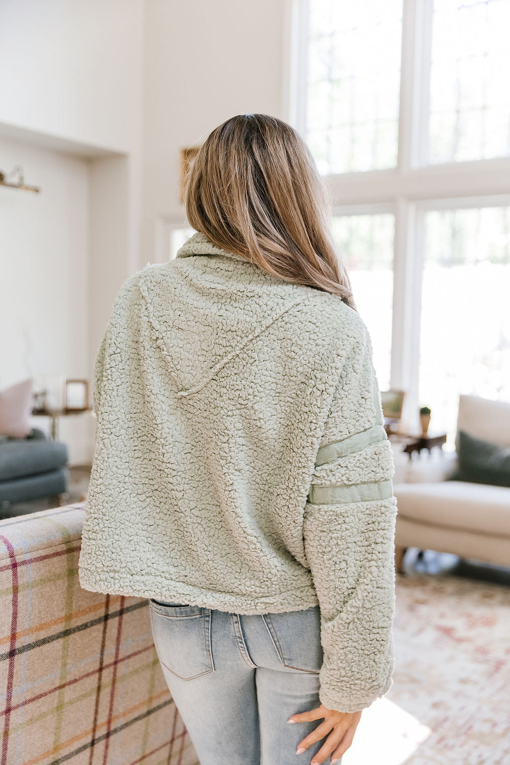 Ampersand Avenue Fluffy Pullover - Sage