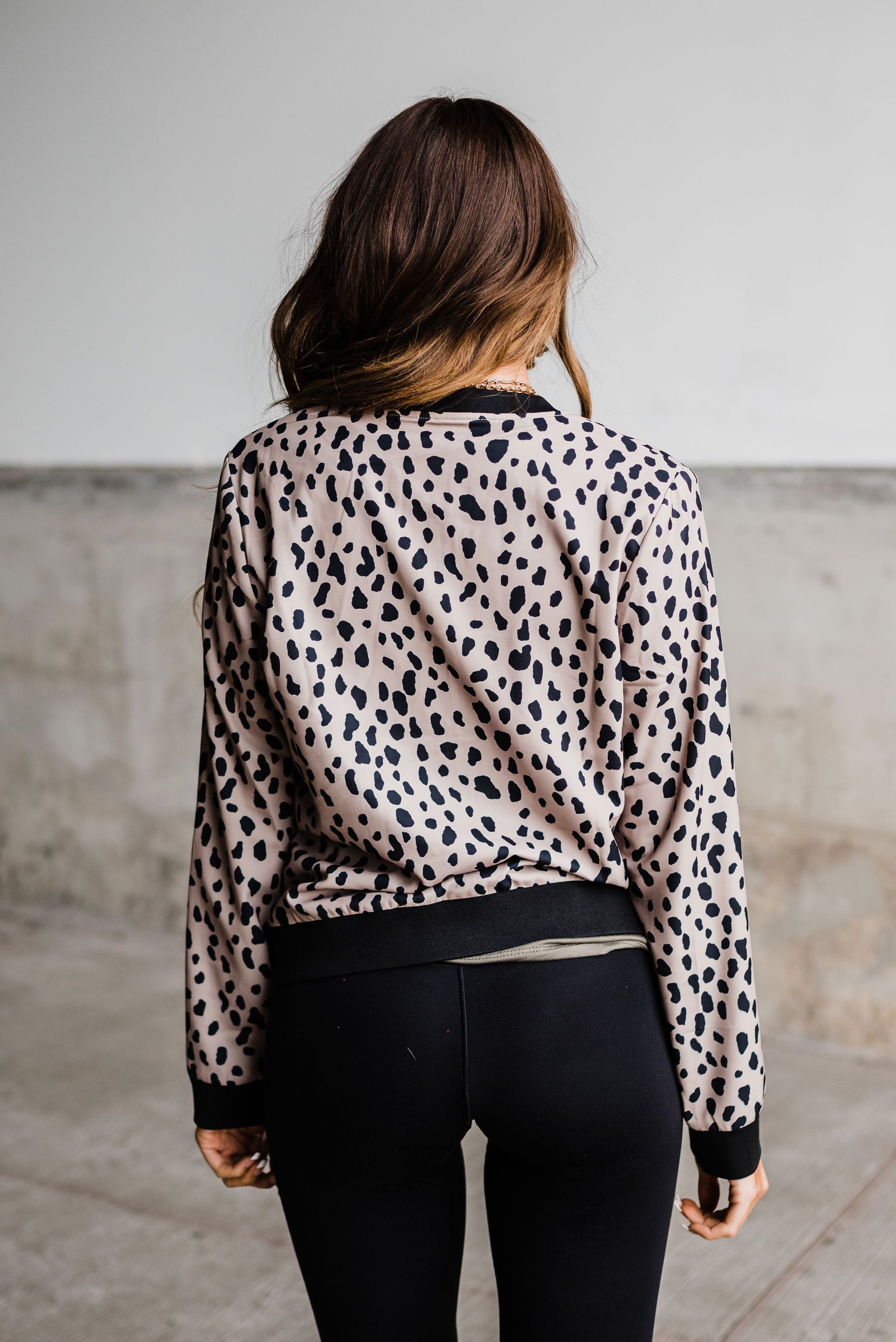 Ampersand Avenue Essential Bomber - Dusty Cheetah