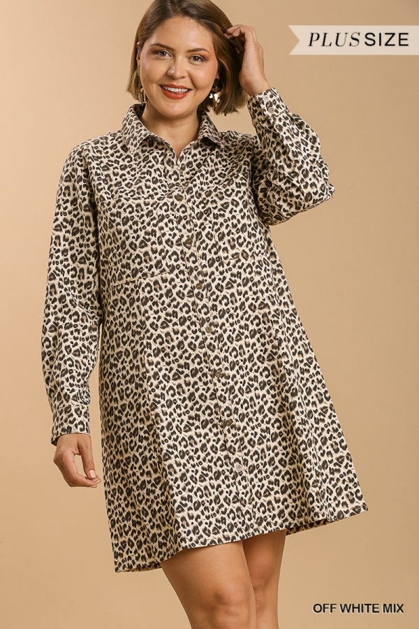 Lost Direction Button Down Dress