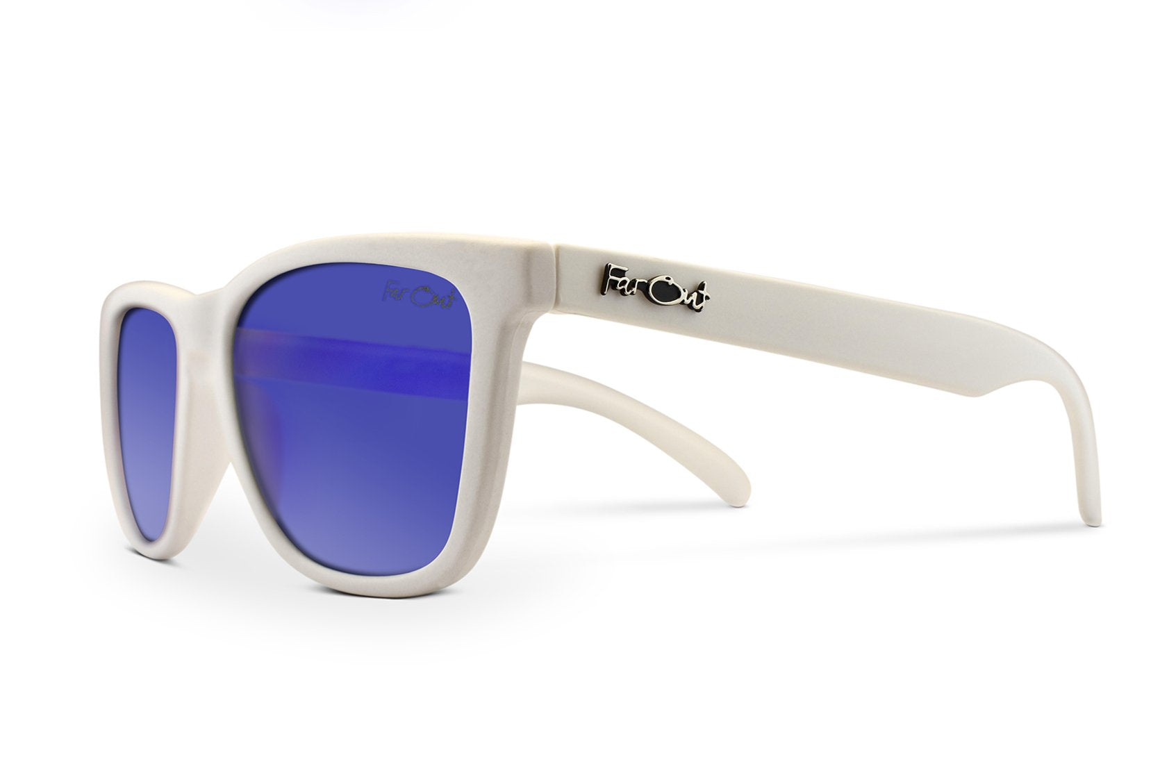 FarOut Sunglasses - White Premiums Blue Lens