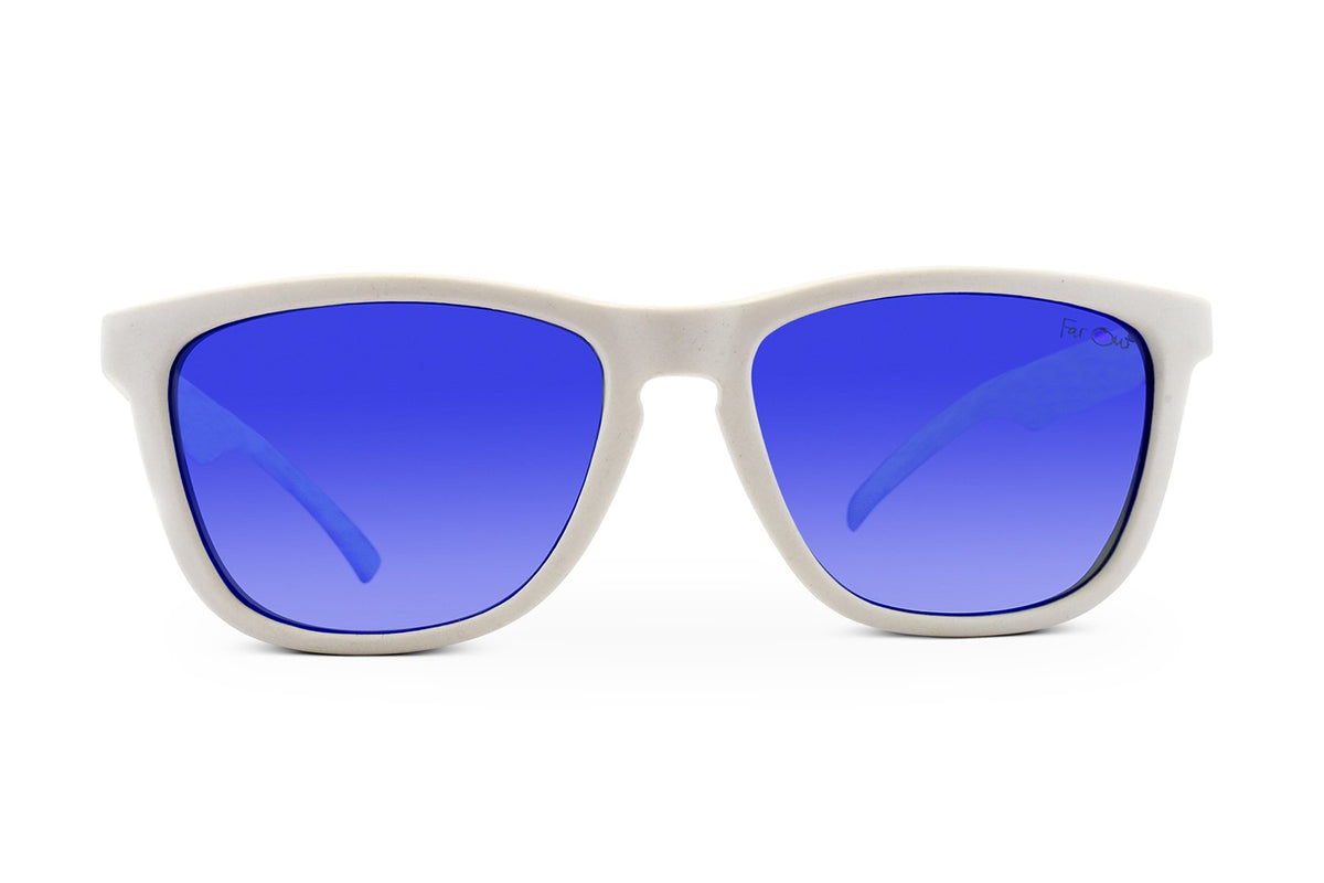 FarOut Sunglasses - White Premiums Blue Lens