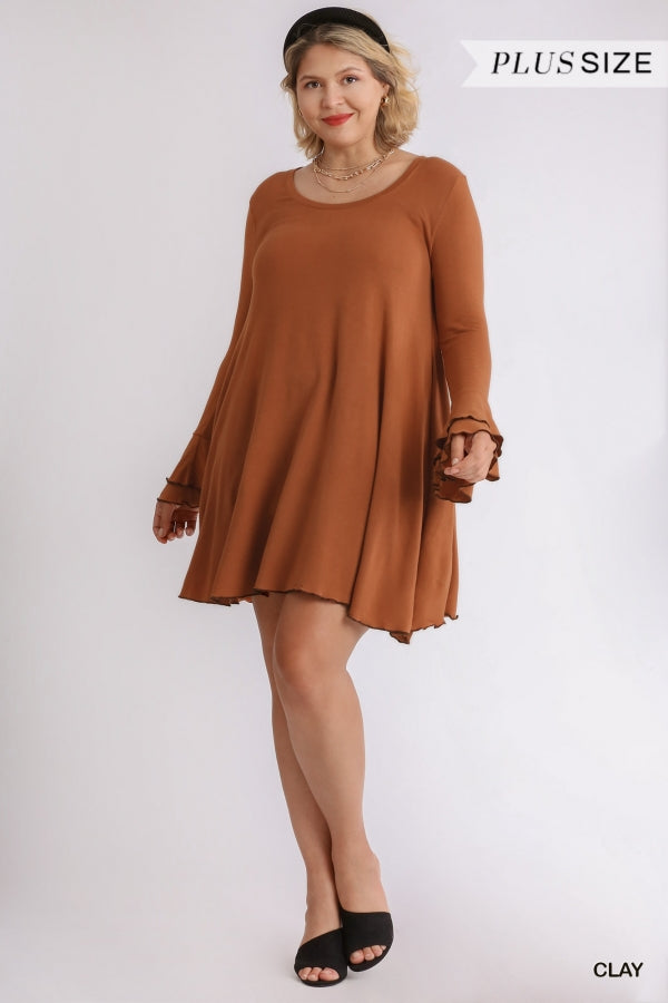One For All Bell Sleeve Dress