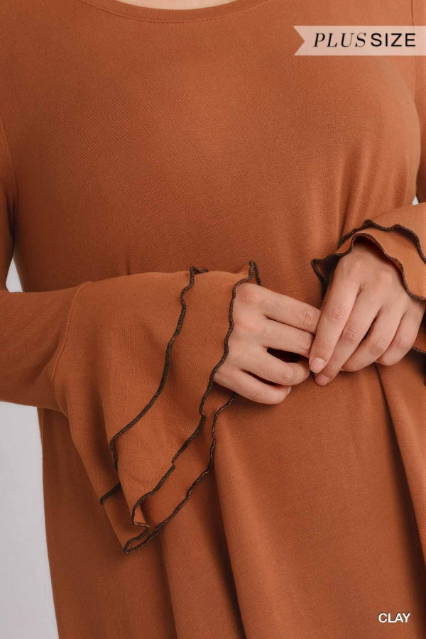 One For All Bell Sleeve Dress